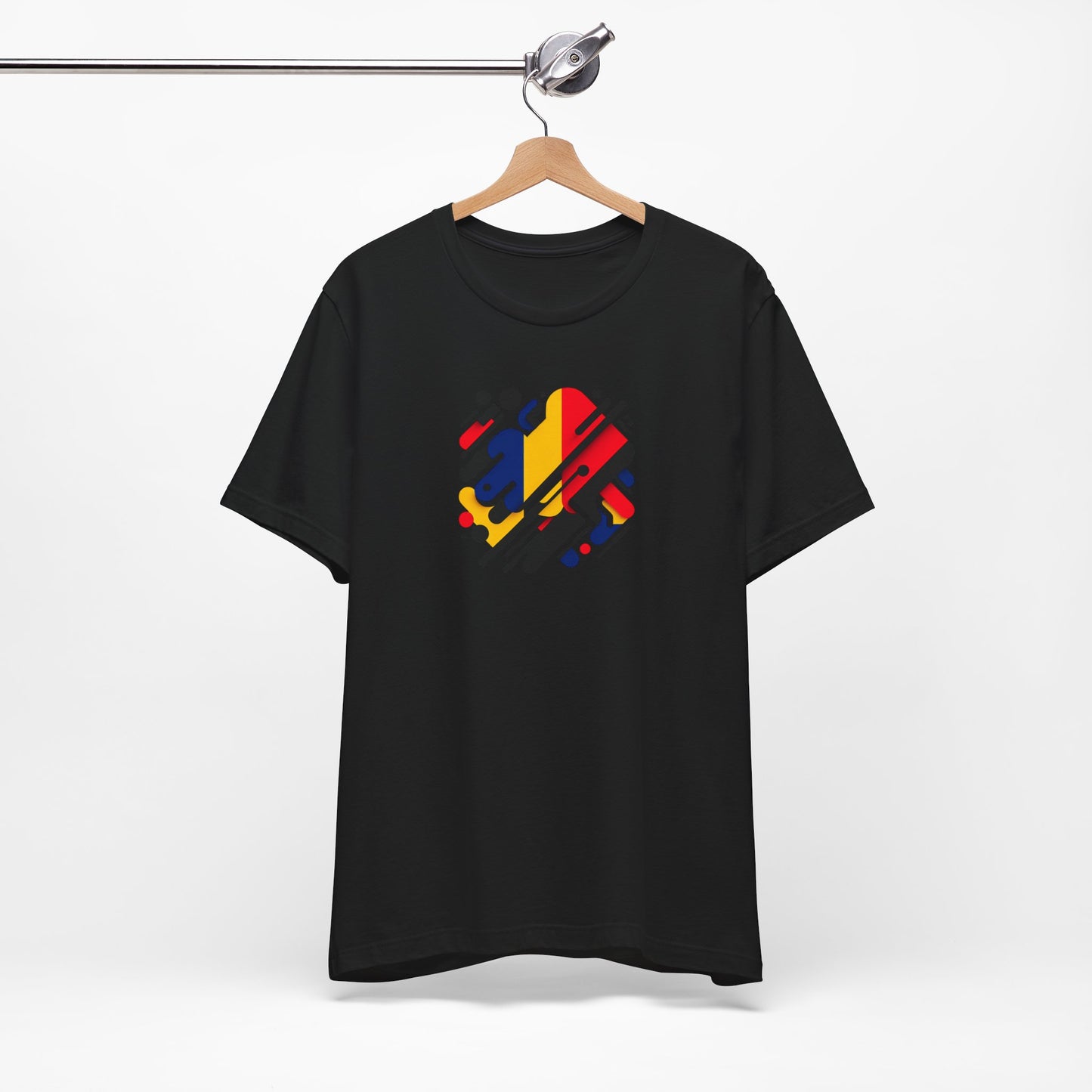 Artistic Heart Unisex Jersey Tee - Vibrant Graphic Tee, Casual Wear, Gift for Art Lovers, Birthday Surprise, Everyday Comfort - TRV
