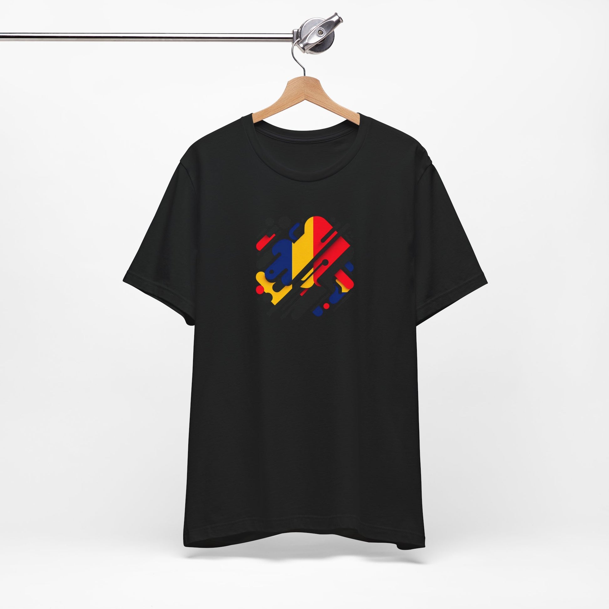 Artistic Heart Unisex Jersey Tee - Vibrant Graphic Tee, Casual Wear, Gift for Art Lovers, Birthday Surprise, Everyday Comfort - TRV