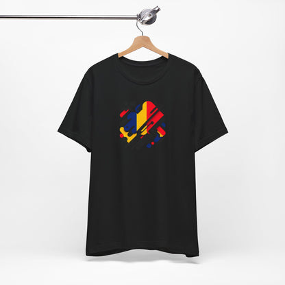 Artistic Heart Unisex Jersey Tee - Vibrant Graphic Tee, Casual Wear, Gift for Art Lovers, Birthday Surprise, Everyday Comfort - TRV