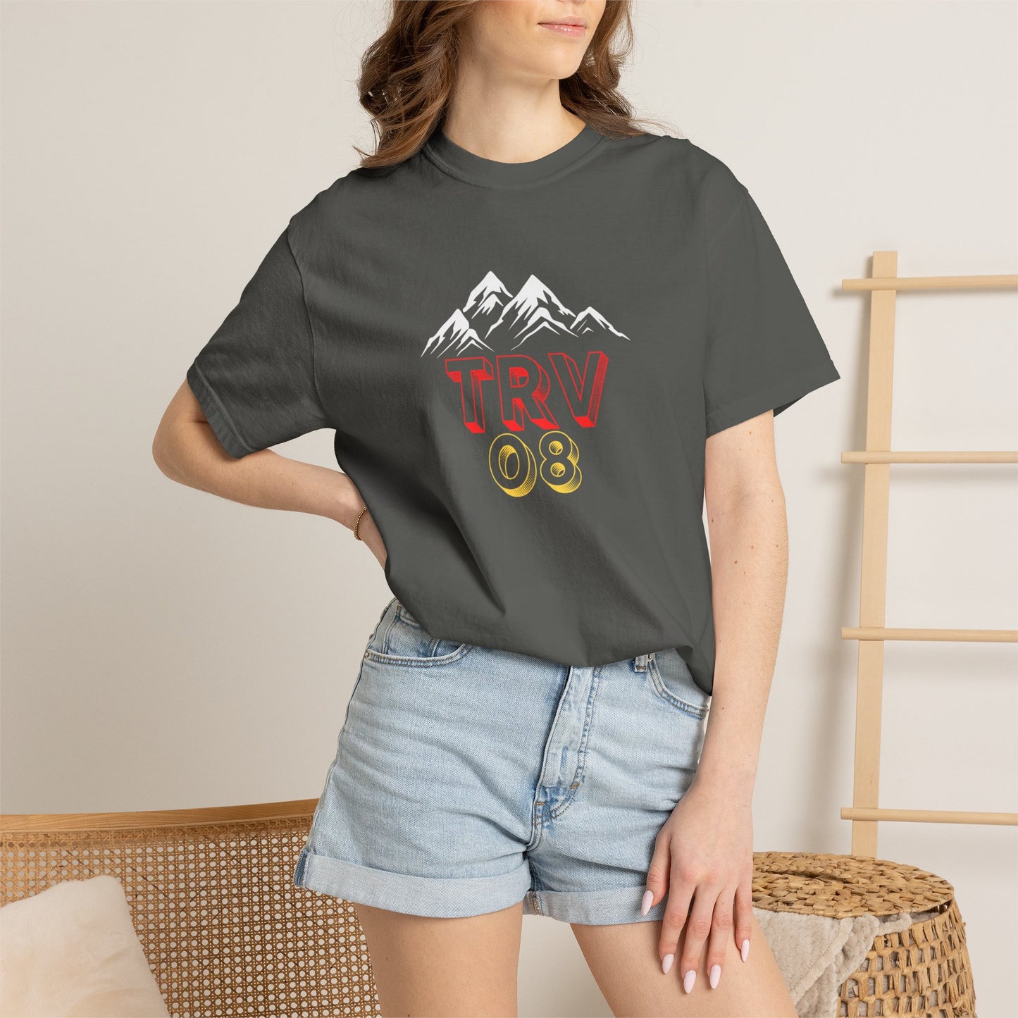 TRV08 Logo Tee | Unisex Garment-Dyed T-Shirt