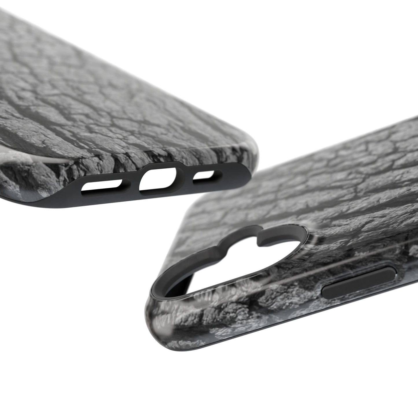 Bark Texture Magnetic Impact Phone Case