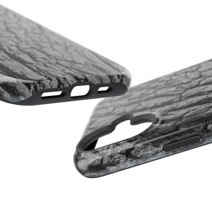 Bark Texture Magnetic Impact Phone Case