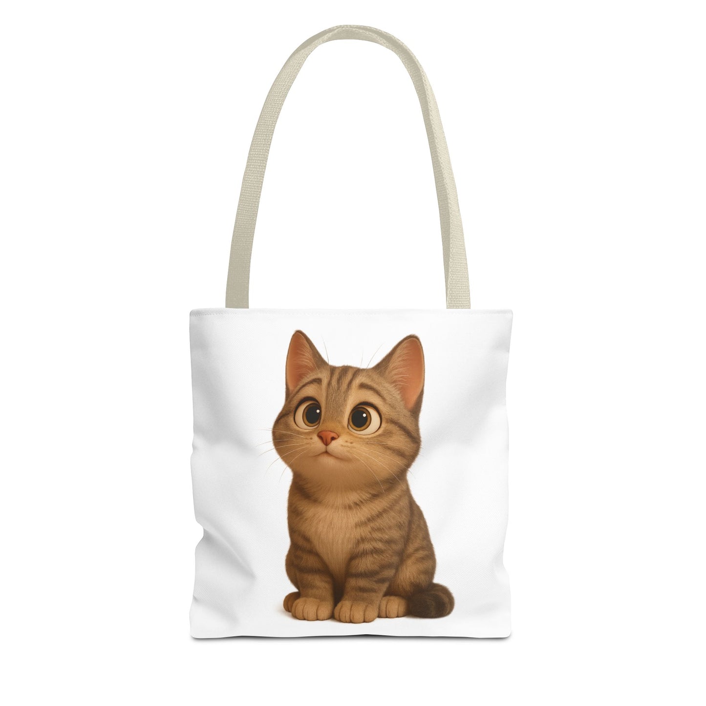 Cute Cat Tote Bag - Perfect for Animal Lovers, Eco-Friendly Carryall, Beach Bag, Shopping Tote, Gift for Cat Owners - TRV