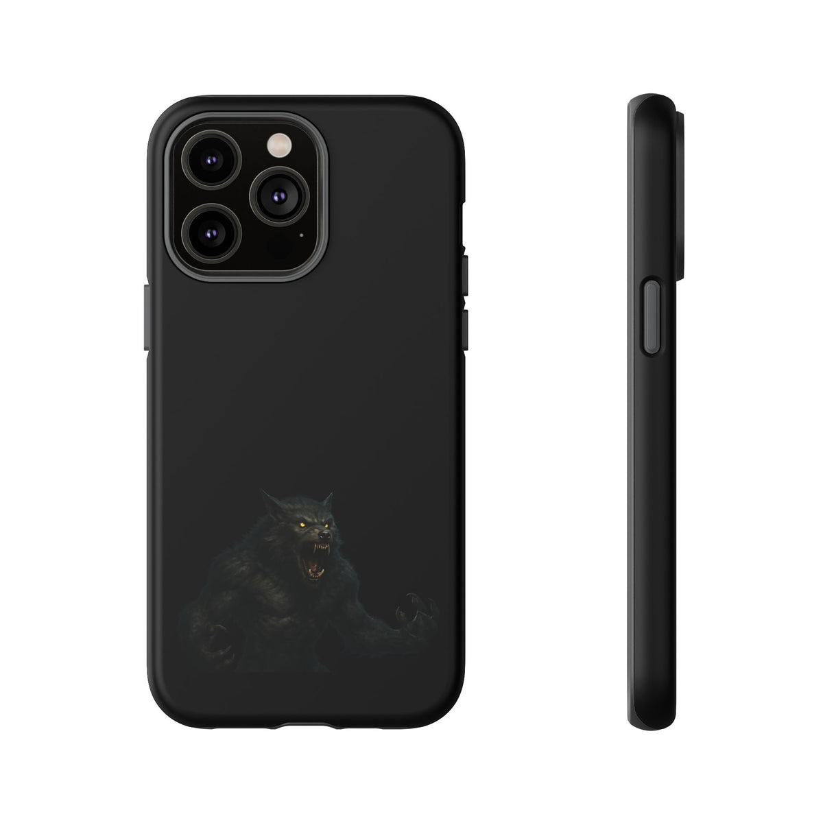 Werewolf Phone Case, dark monster graphic tough protective case - view 23