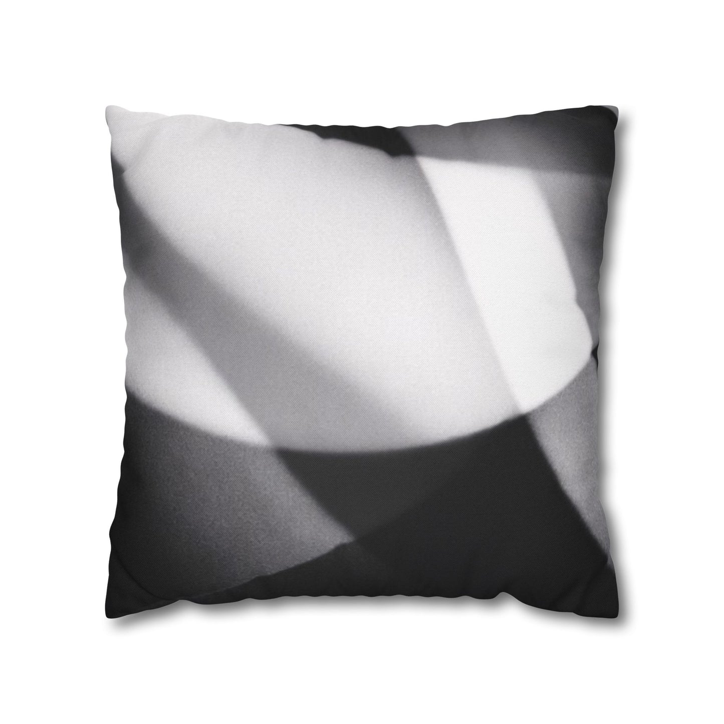 Abstract Black and White Photo Pillowcase, Square Pillowcase