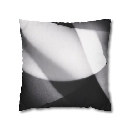 Abstract Black and White Photo Pillowcase, Square Pillowcase