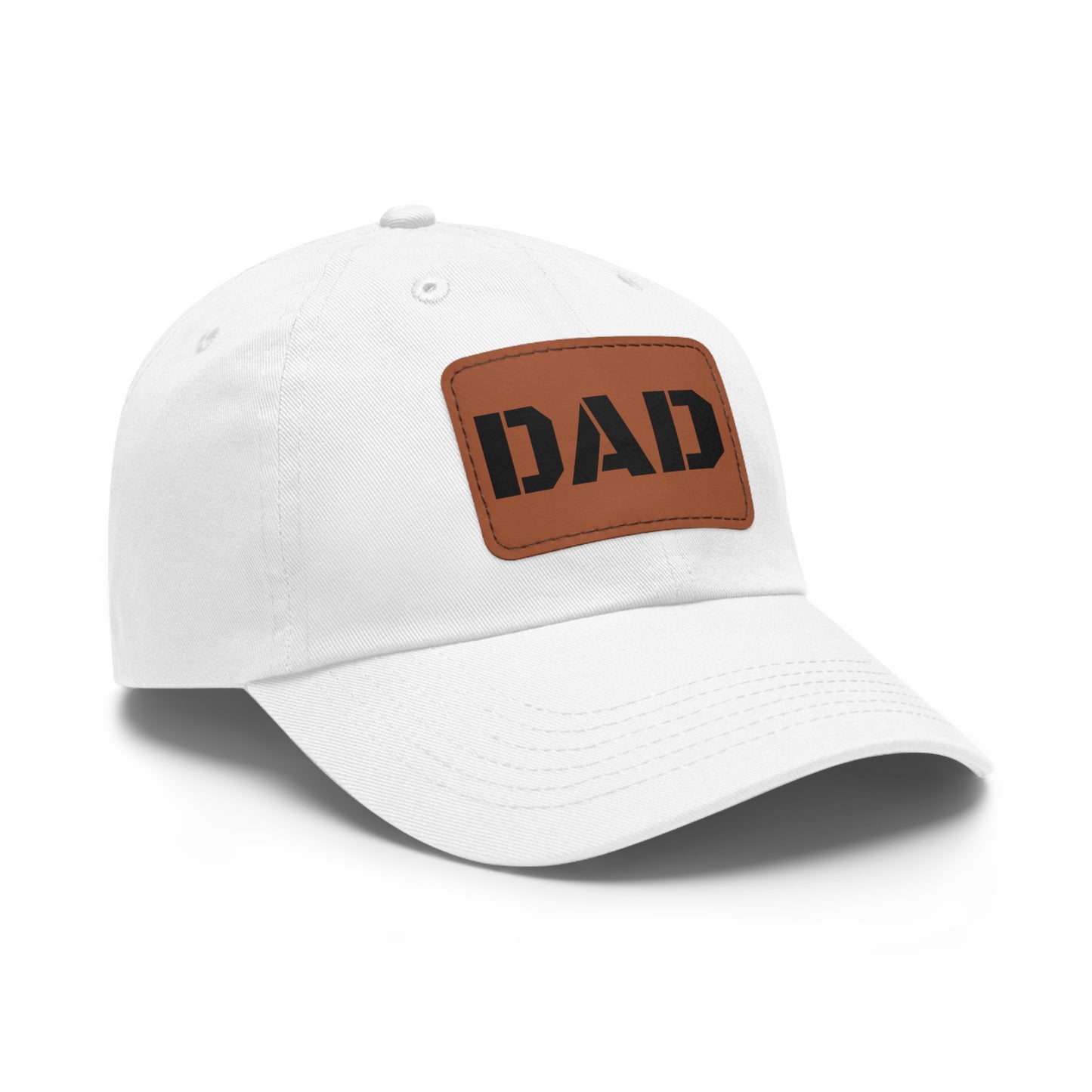 Stylish Dad Hat with Leather Patch | Perfect Gift for Fathers Day, Casual Wear, Dad's Birthday, Outdoor Activities