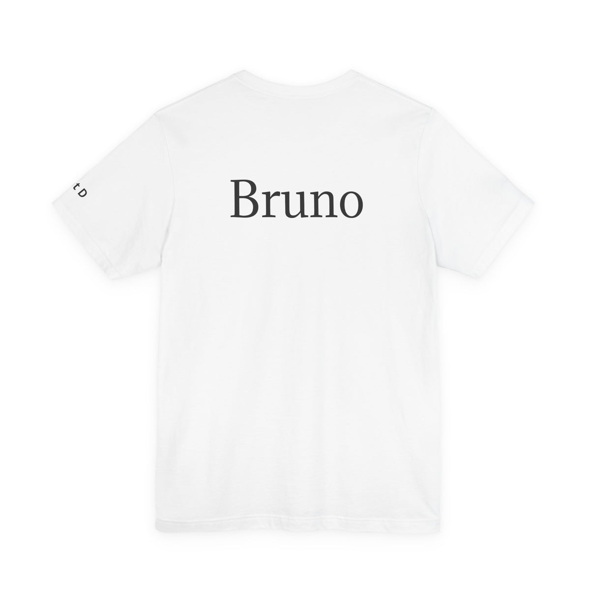 Unisex custom T-shirt by Printify with personalized design, made from soft fabric, shown on a plain background.