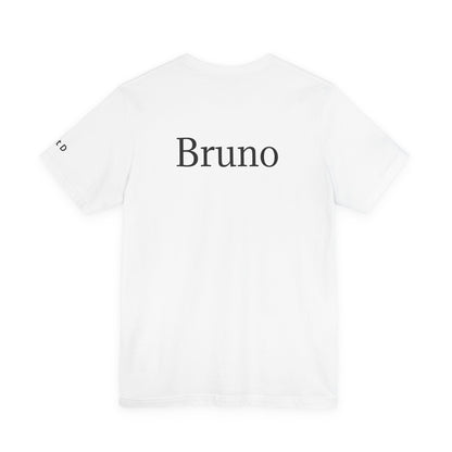 Unisex custom T-shirt by Printify with personalized design, made from soft fabric, shown on a plain background.