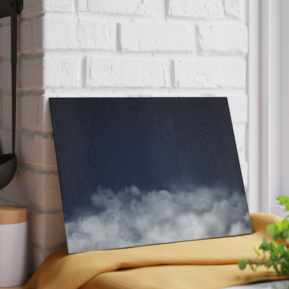 Cloudscape Glass Cutting Board – Moody Sky Kitchen Prep Board