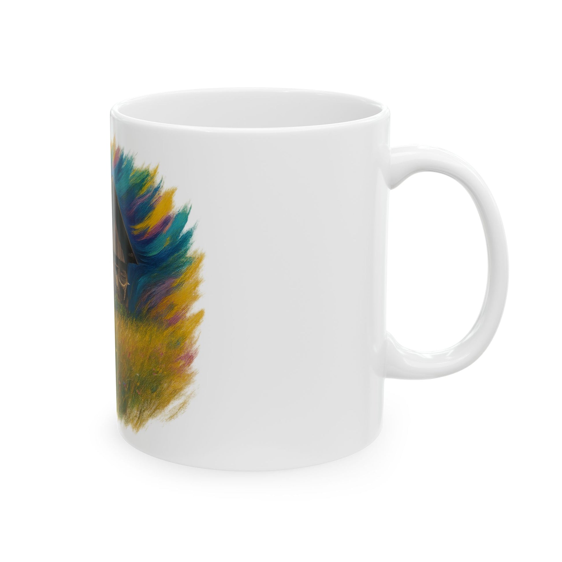 Vibrant Landscape Ceramic Mug for Nature Lovers - Perfect for Coffee, Tea, Gifts, Home Decor, 11oz & 15oz - TRV
