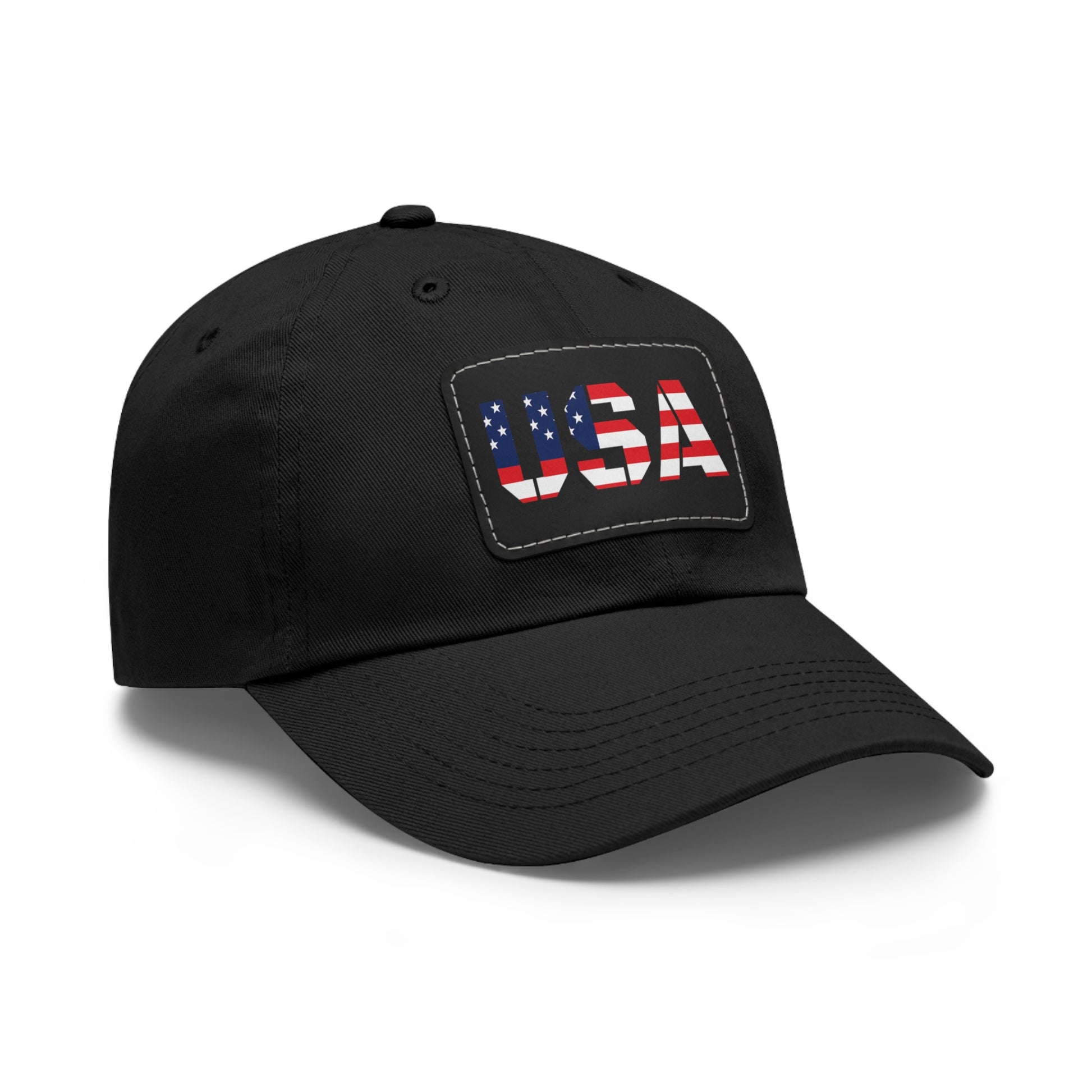 Dad Hat with USA Leather Patch - TRV