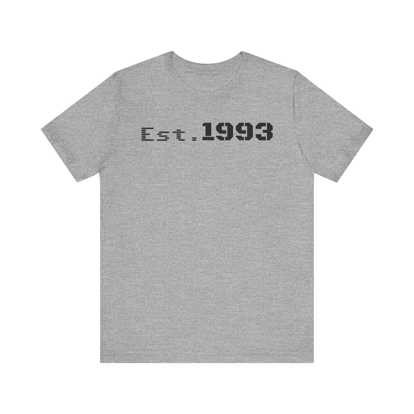 Est. 1993 Unisex Short Sleeve Tee - Perfect for Birthdays, Nostalgia, Casual Wear, Gifts, and Celebrations - TRV