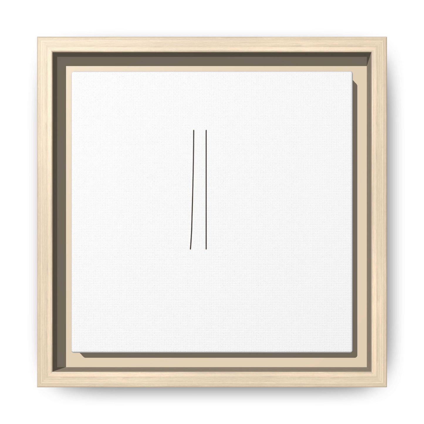 Minimal Line Art | Matte Canvas Framed