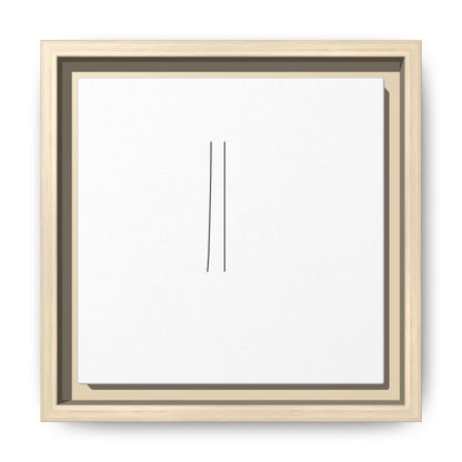 Minimal Line Art | Matte Canvas Framed