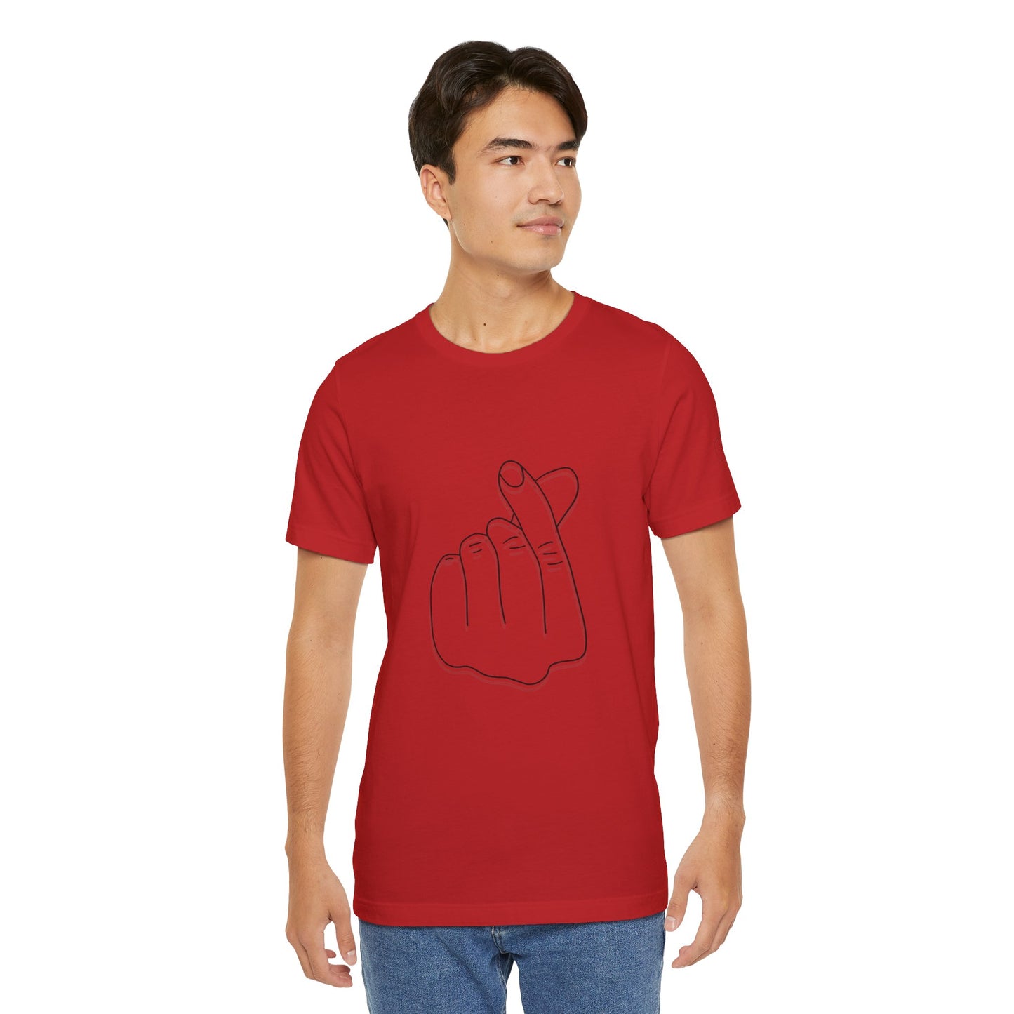 Minimalist Hand Sign Unisex Tee | Casual Everyday Wear | Perfect for Gift Givers