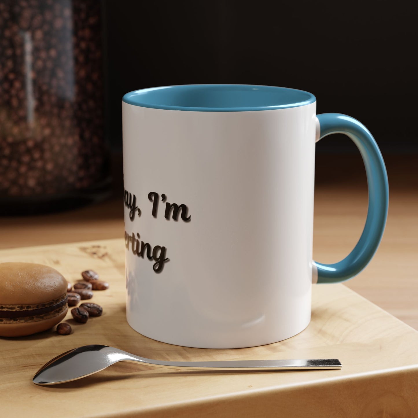 Introvert Coffee Mug - Go Away, I'm Introverting - Black Accent for Relaxing Moments - TRV