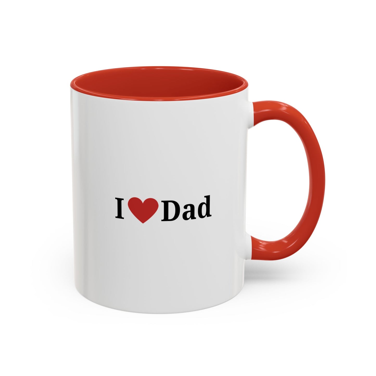 I Love Dad Accent Coffee Mug - Perfect Gift for Father's Day & Birthdays - TRV