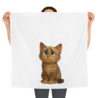 Adorable Cat Tea Towel, Cute Kitchen Decor, Cat Lover Gift, Animal Themed Towel, Fun Home Accessory