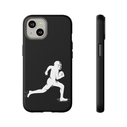 Football Player Phone Case, Tough Cases, Sports Phone Cover, Gift for Athletes, iPhone & Samsung Accessories, Running Player Design - TRV