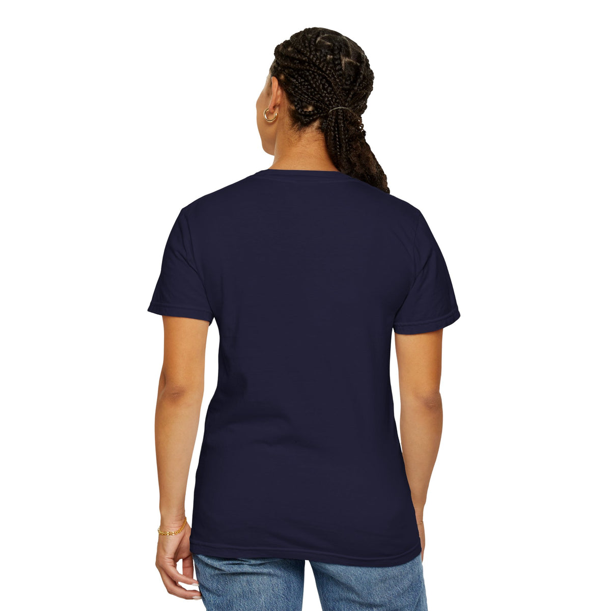 Minimal baseball players silhouette graphic T-shirt by Printify, featuring a simple, stylish baseball-themed design on a casual tee.