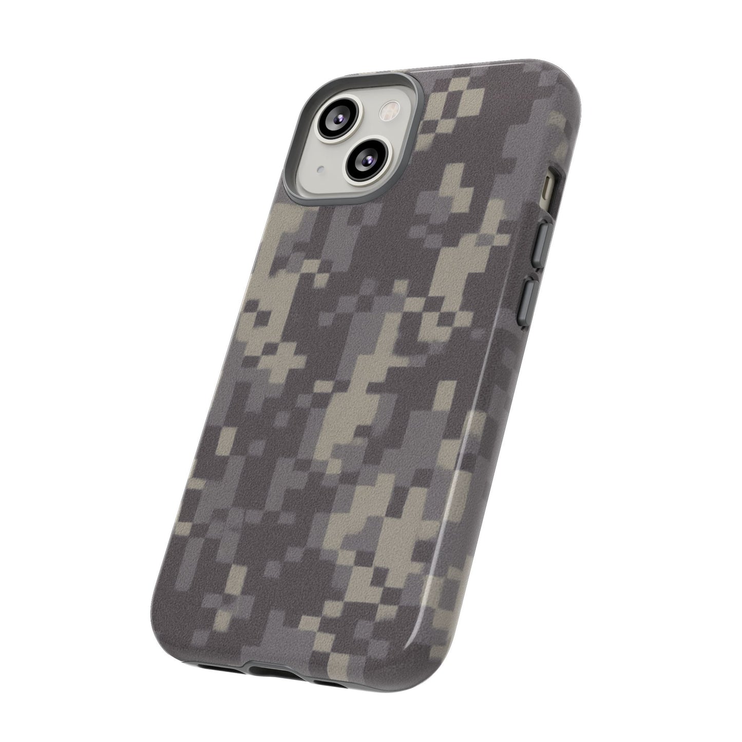 Rugged digital camouflage Printify tough phone case with protective cover for durable smartphone protection.