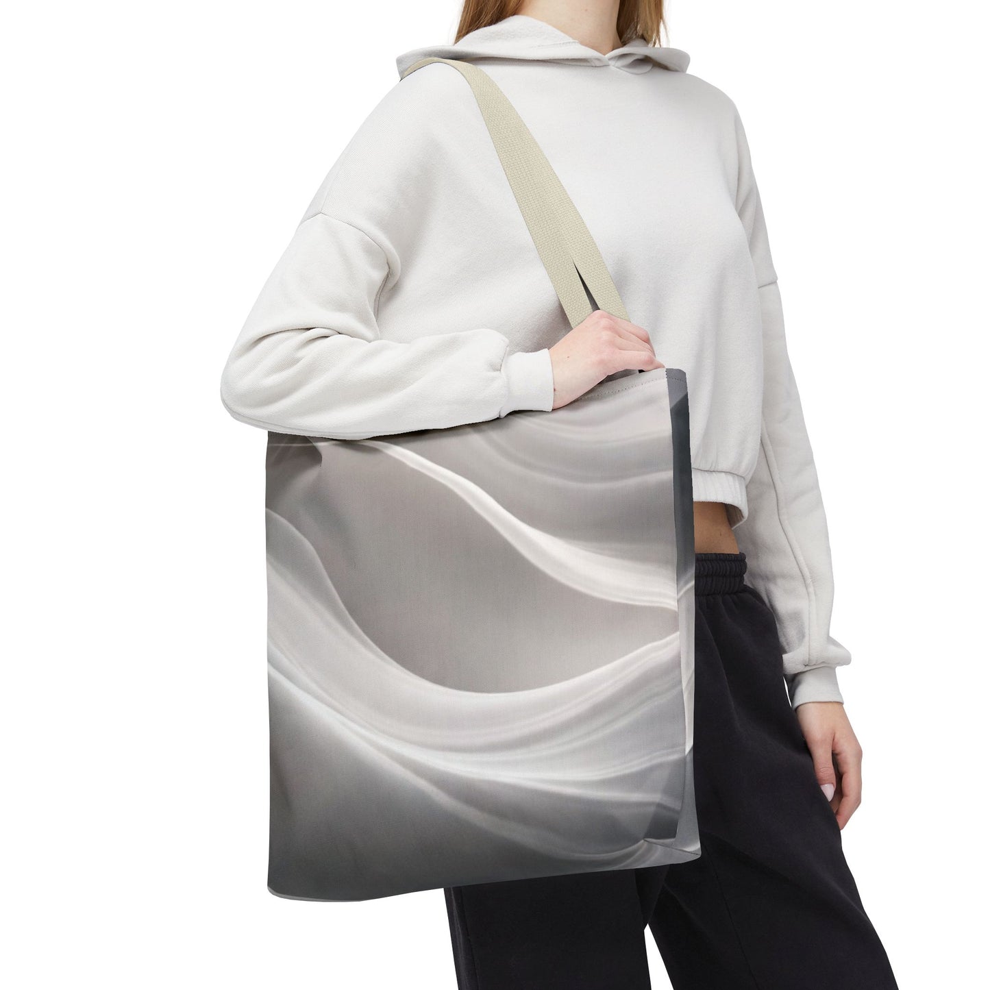 Soft Marble Wave Tote