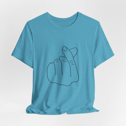 Minimalist Hand Sign Unisex Tee | Casual Everyday Wear | Perfect for Gift Givers