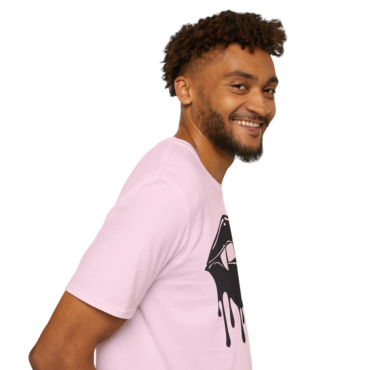 Edgy Graphic Unisex T-Shirt - Dripping Mouth Design, Cool Tee, Trendy Shirt, Hipster Top, Streetwear, Alternative Fashion, Holiday Gift