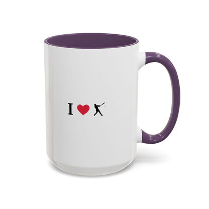 Baseball Love Accent Coffee Mug – Perfect Gift for Sports Fans, Home or Office Use, Great for Birthdays, Anniversaries, and Holidays - TRV
