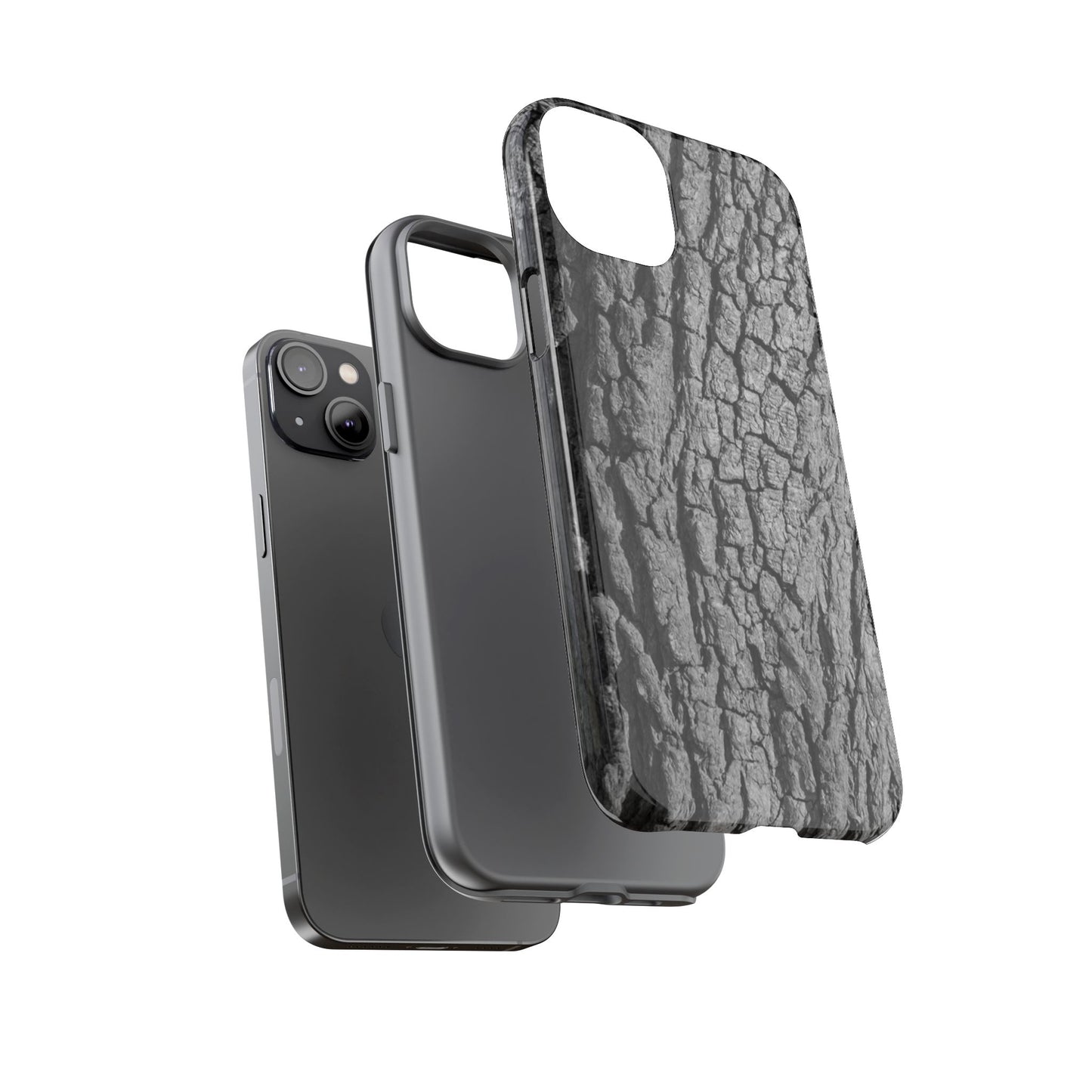 Rustic Bark Phone Case - Tough and Durable Protection - TRV