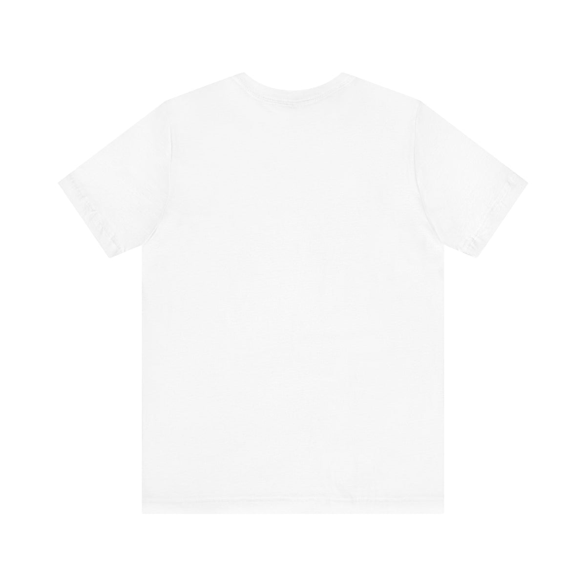Romania flag T-shirt by Printify featuring a minimal waving tricolor design on a casual cotton tee.