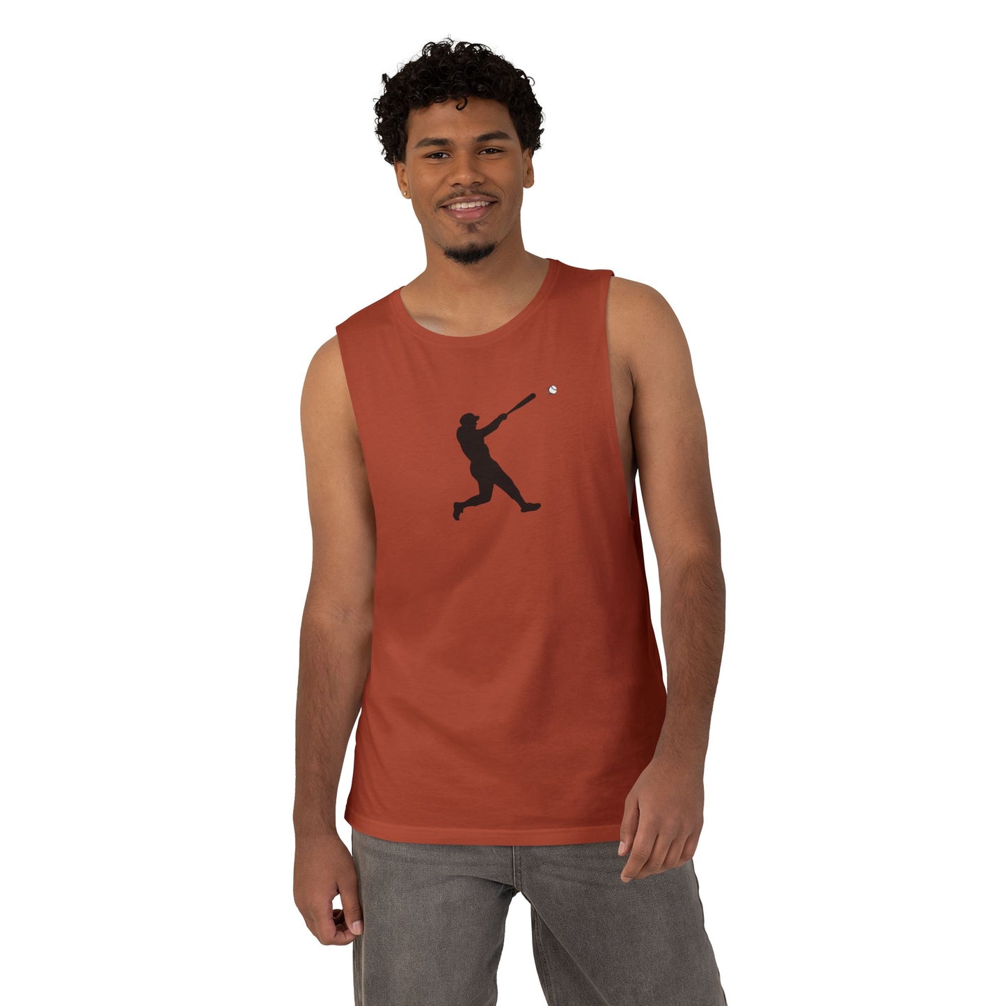 Unisex Baseball Player Tank, Men's Sports Top, Summer Workout Shirt, Casual Sleeveless Tee, Perfect for Sports Fans and Athletes