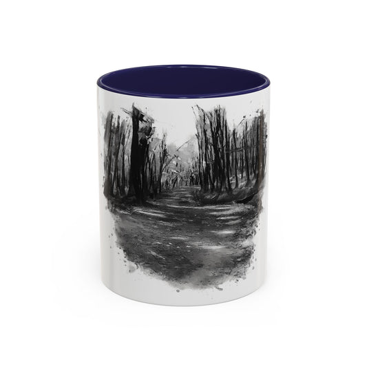 Moody Abstract Forest Coffee Mug | Unique Gift for Nature Lovers, Cozy Home Decor, Perfect for Coffee, Tea, and Hot Chocolate - TRV