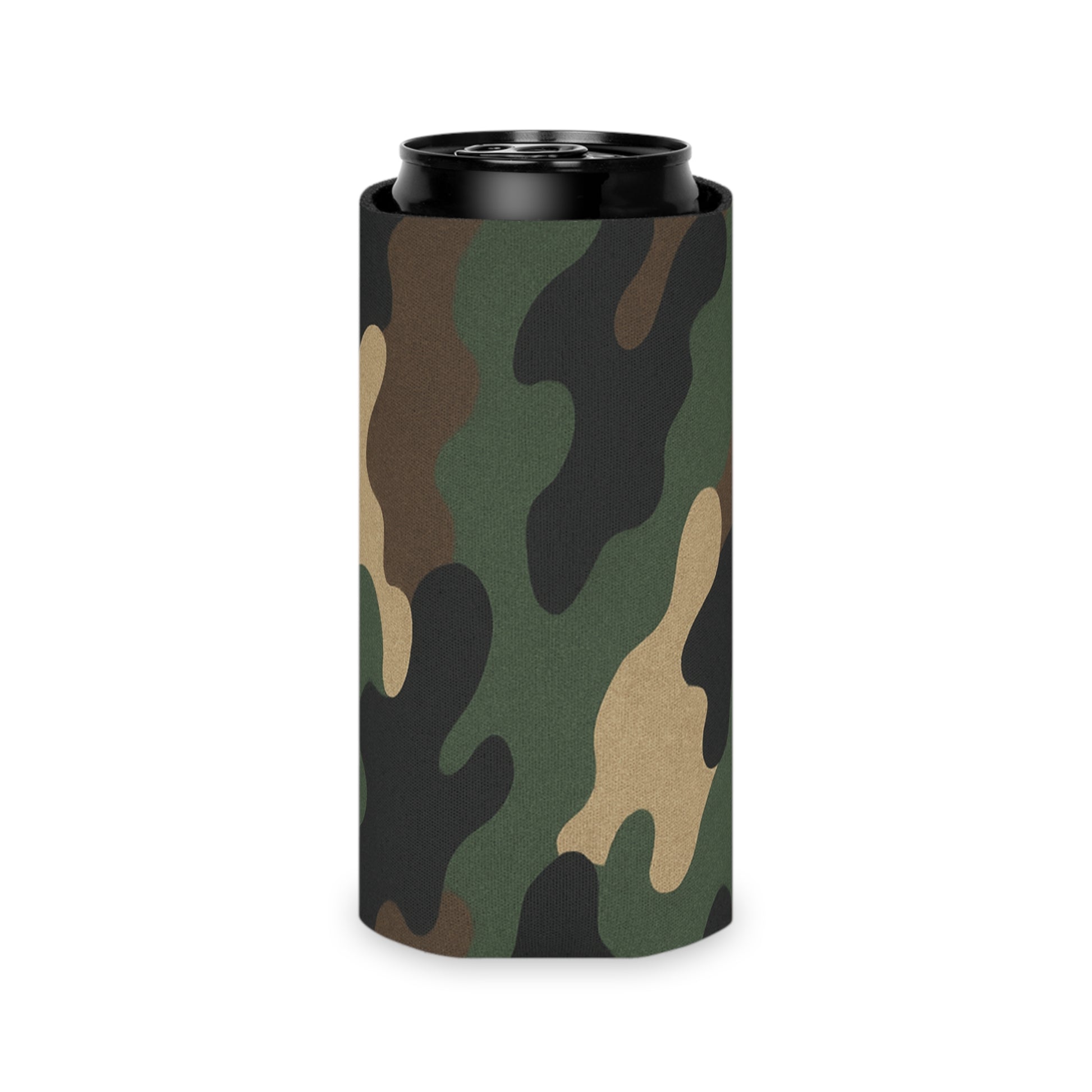 Camouflage Can Cooler | Beverage Insulator, Outdoor Parties, Gifts for Him, Hunting Accessories, Camping Gear - TRV