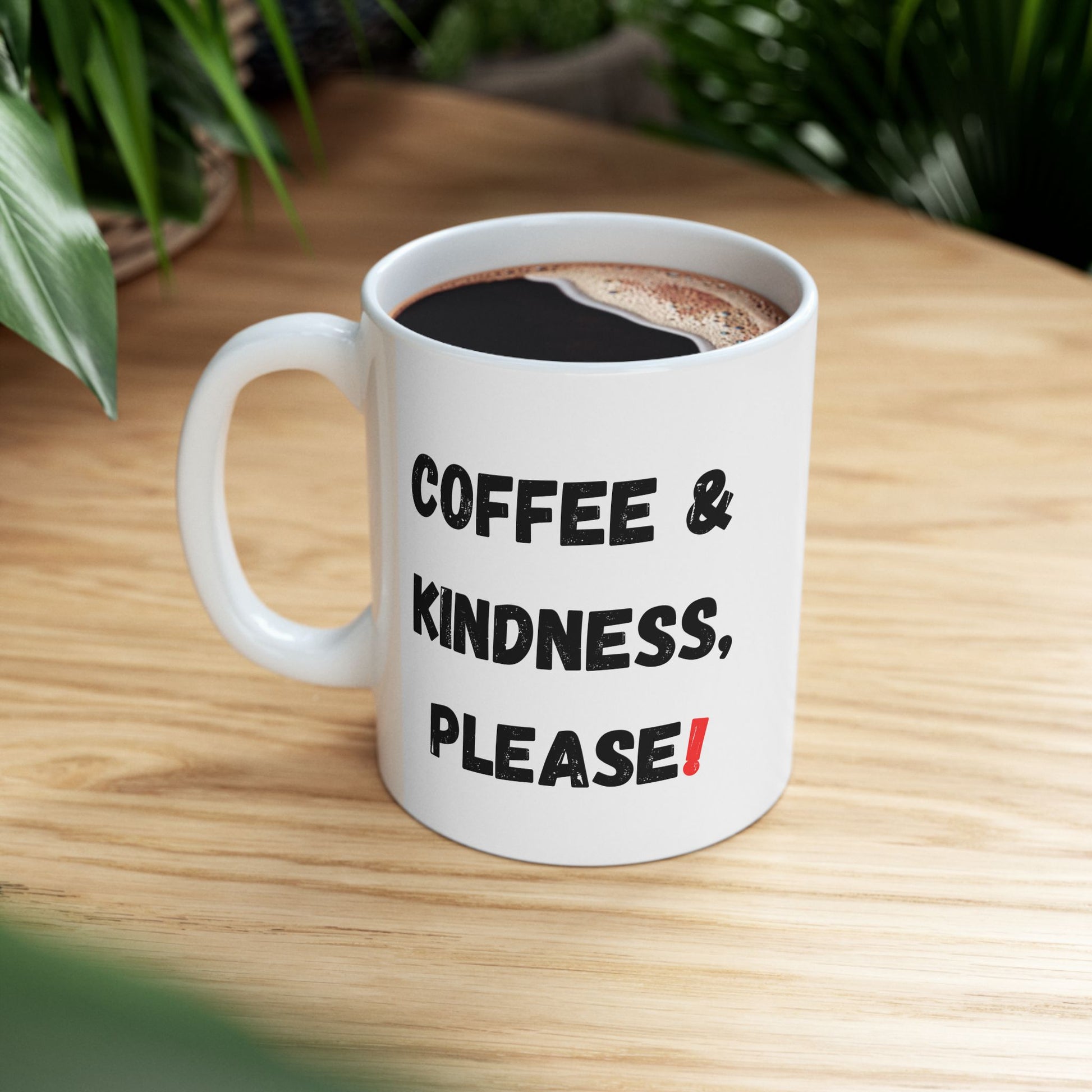 Inspirational Coffee Mug - 'Coffee & Kindness, Please!' - Perfect Gift for Friends & Family - TRV