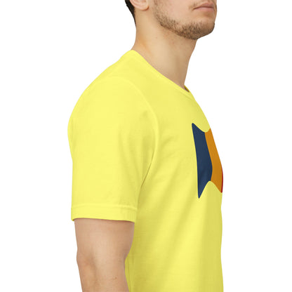 Romanian Flag Unisex Short Sleeve Tee, Casual Shirt, Travel T-Shirt, Gift for Romanians, Summer Outfit, Everyday Wear