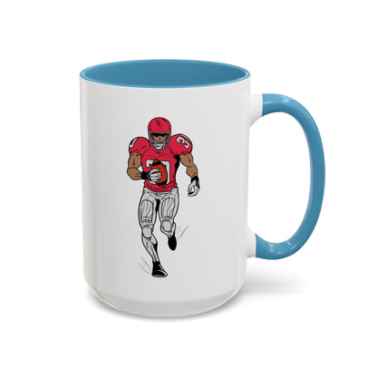 Football Player Coffee Mug, Sports Fan Gift, Motivational Coffee Cup, Game Day Mug, Unique Sports Merchandise