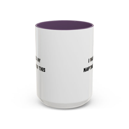 Humorous Coffee Mug | I Paused My Naptime For This | Perfect Gift for Busy Moms, Teachers, or Coffee Lovers