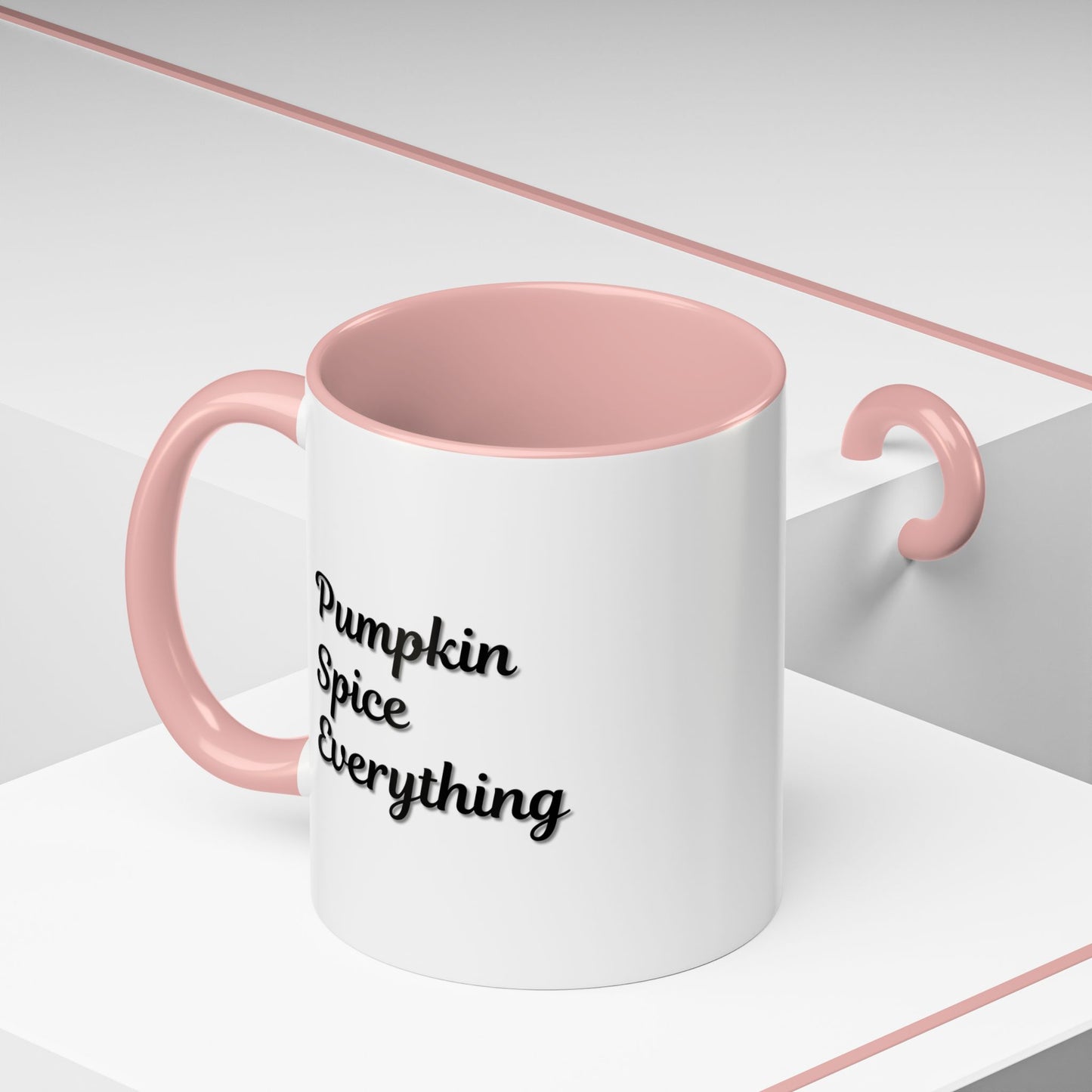 Pumpkin Spice Everything Accent Coffee Mug — Fall Seasonal 11/15oz