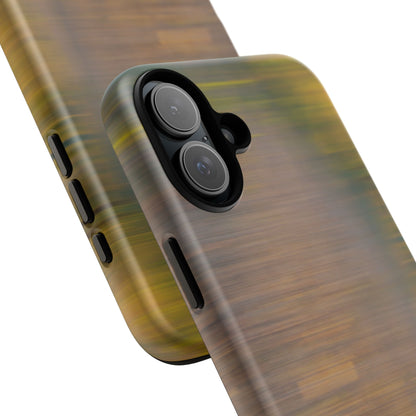 Autumn Blur Tough Phone Case — Fall Colors Protective iPhone Cover