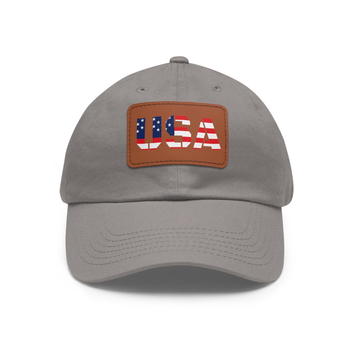 Dad Hat with USA Leather Patch - TRV
