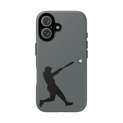Printify baseball batter phone case, durable protective smartphone cover featuring a baseball player design for fans.