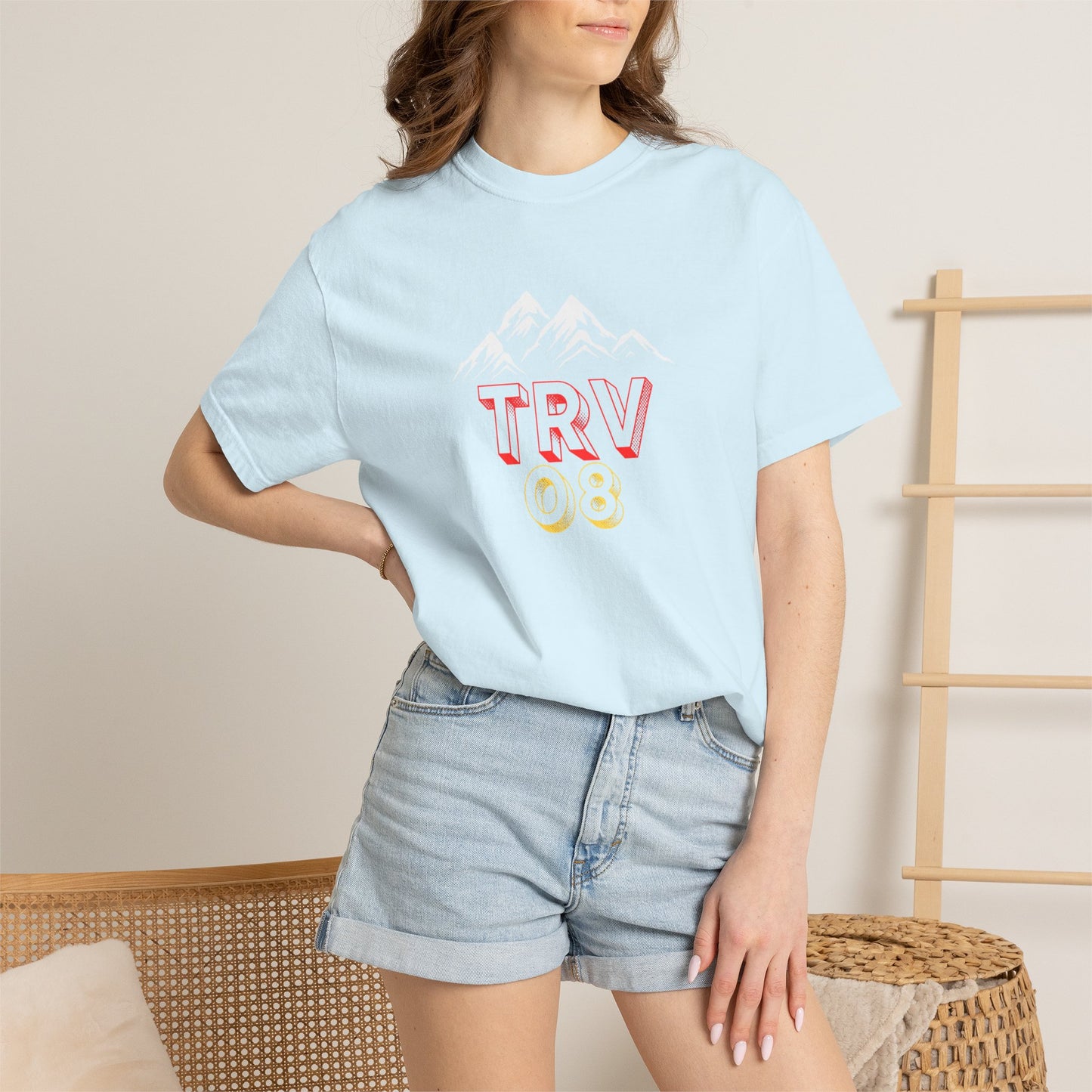 TRV08 Logo Tee | Unisex Garment-Dyed T-Shirt