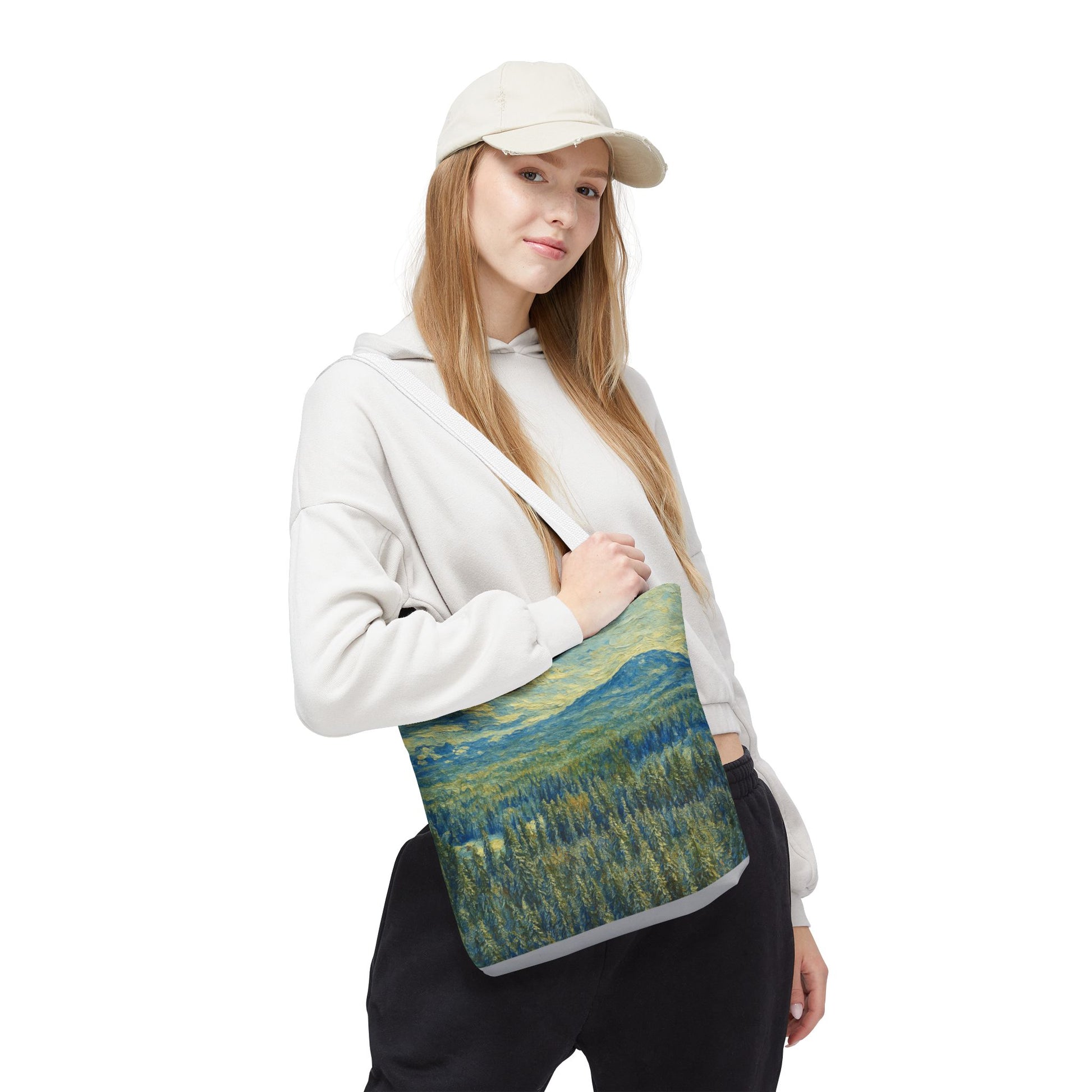 Nature-Inspired Tote Bag, Eco-Friendly Carryall, Bohemian Style Purse, Art Tote, Great Gift for Nature Lovers, Shopping Bag, Travel [...] - TRV
