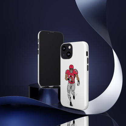 Football Player Tough Case, Sports Phone Cover, Athlete Gift, Tough Phone Case, Fall Sports, Football Lover's Accessory - TRV
