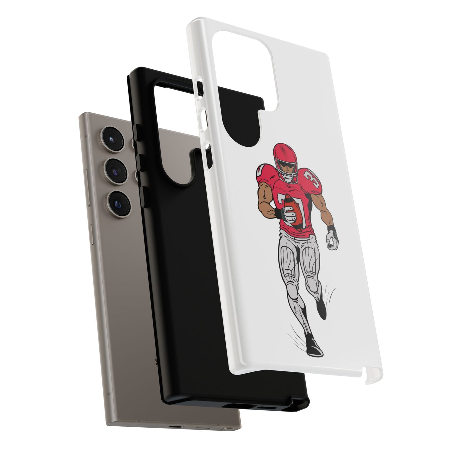 Football Player Tough Case, Sports Phone Cover, Athlete Gift, Tough Phone Case, Fall Sports, Football Lover's Accessory - TRV