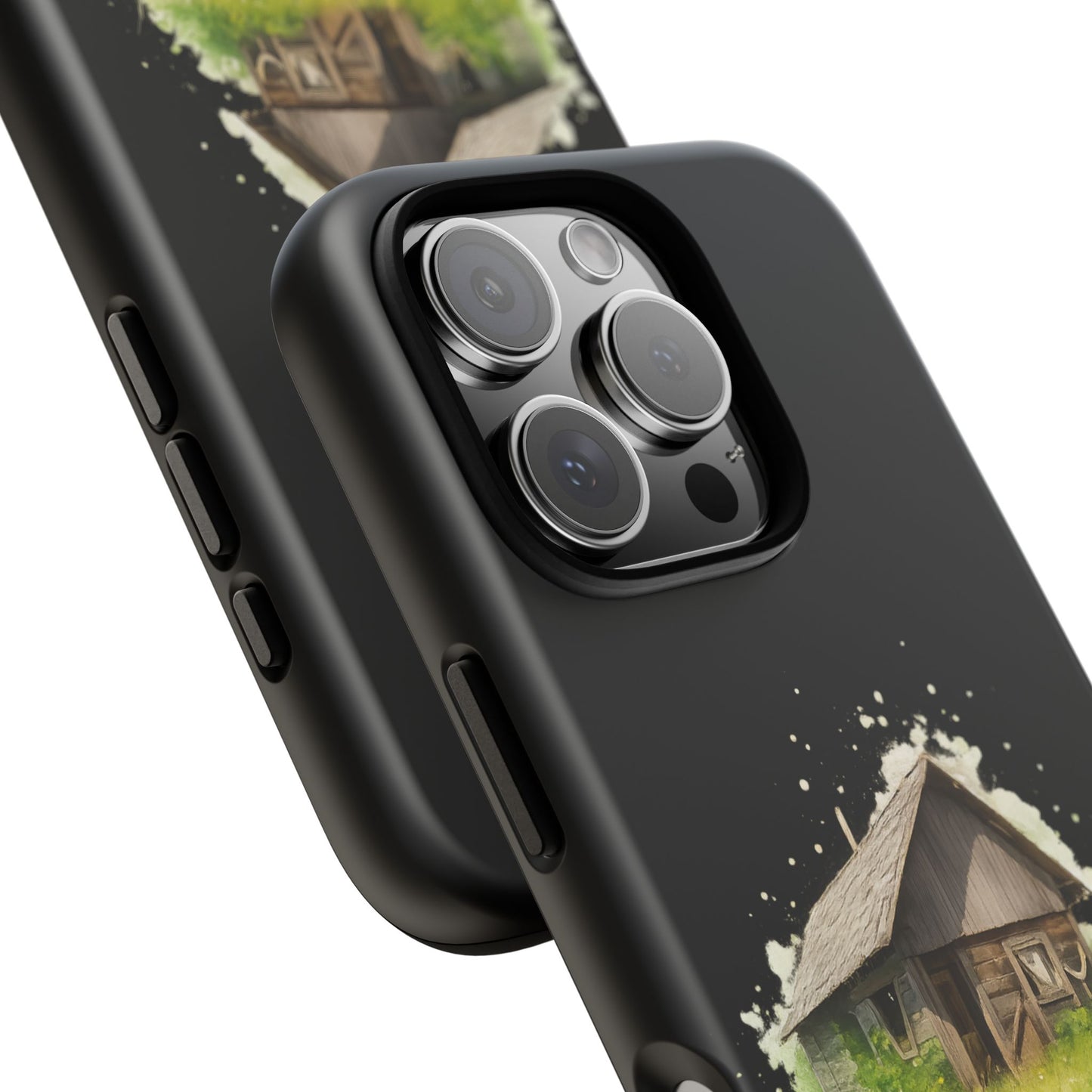 Rustic Farmhouse Phone Case, Cute Cottage Design, Tough Cases for Nature Lovers, Eco-Friendly Gift, Customizable Tech Accessories - TRV