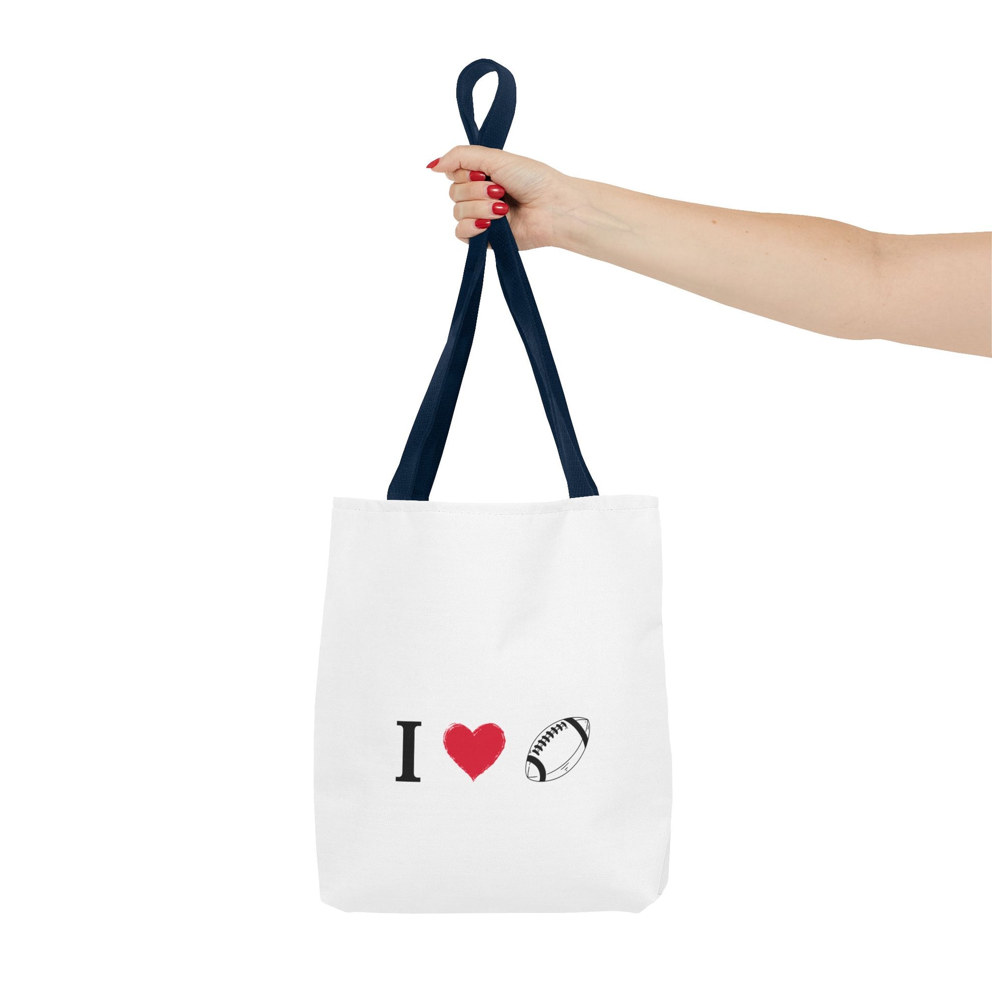 Football Lover's Tote Bag - Perfect for Game Day, Sports Events, Gifts for Fans, Eco-Friendly Carryall, Personal Use, Travel Bag - TRV
