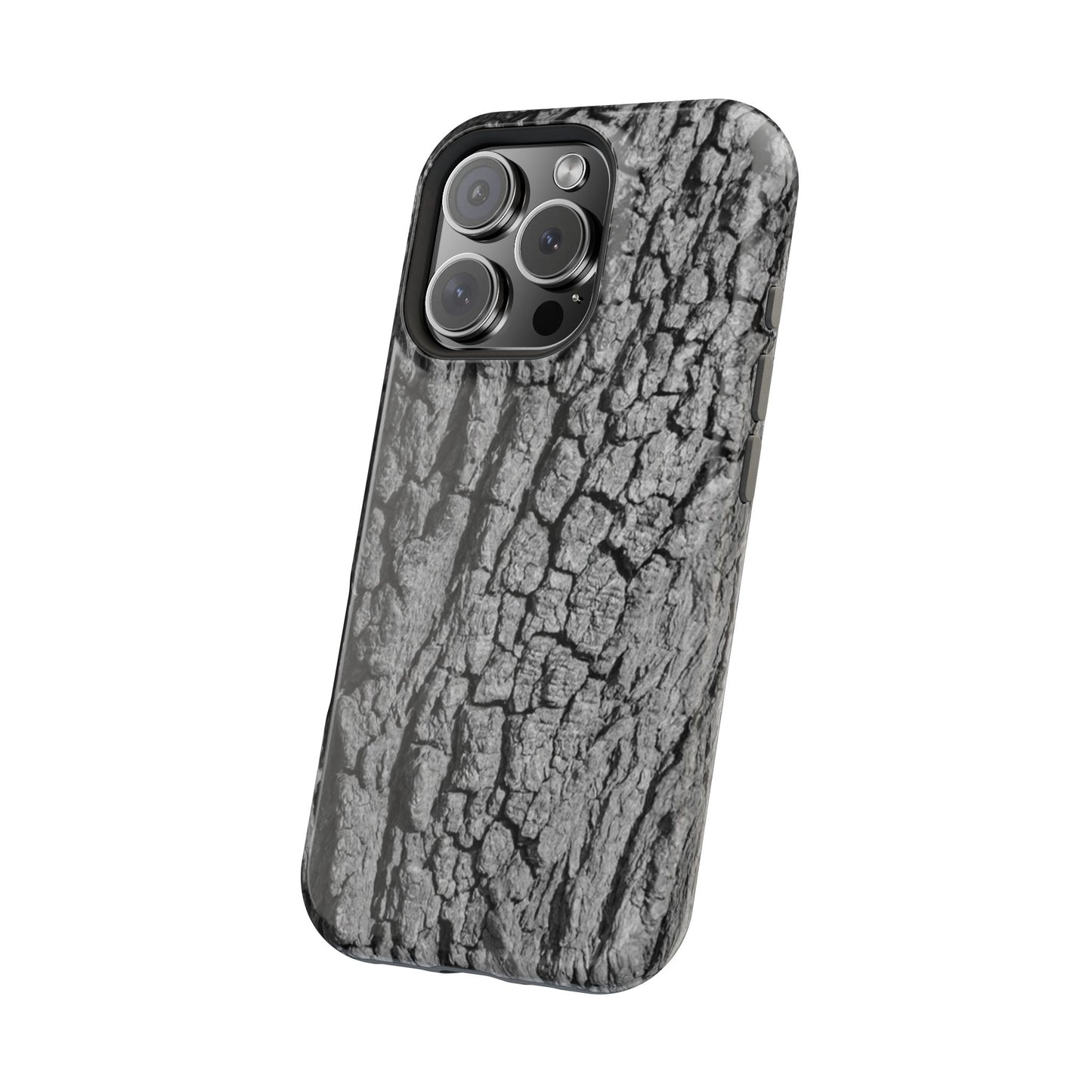 Bark Texture Magnetic Impact Phone Case